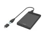 Caixa de armazenamento Hama 00200760 Caixa HDD/SSD Preta 2.5 polegadas