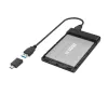 Caixa de armazenamento Hama 00200760 Caixa HDD/SSD Preta 2.5 polegadas