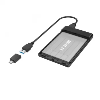 Caixa de armazenamento Hama 00200760 Caixa HDD/SSD Preta 2.5 polegadas