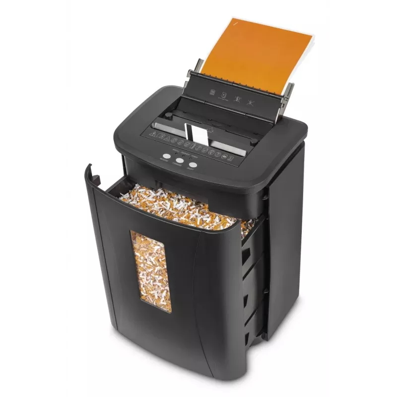 Destruidora de documentos Hama Safe Auto M1200 Micro-Cut 60 dB 22.5 cm Preto