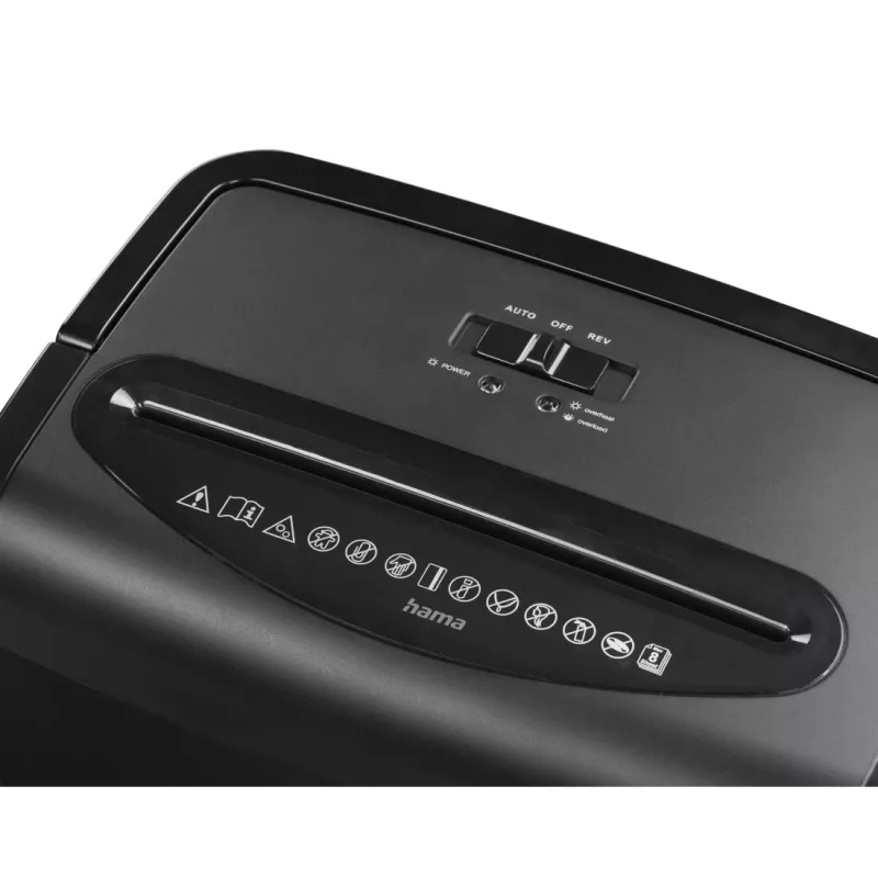Hama Prime M80 destruidora de documentos microcorte 68 dB 22 cm preto