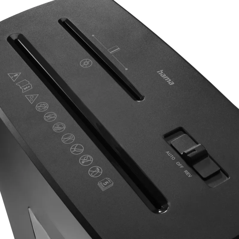 Hama Prime M50CD-B destruidora de documentos microcorte 68 dB 22 cm preto