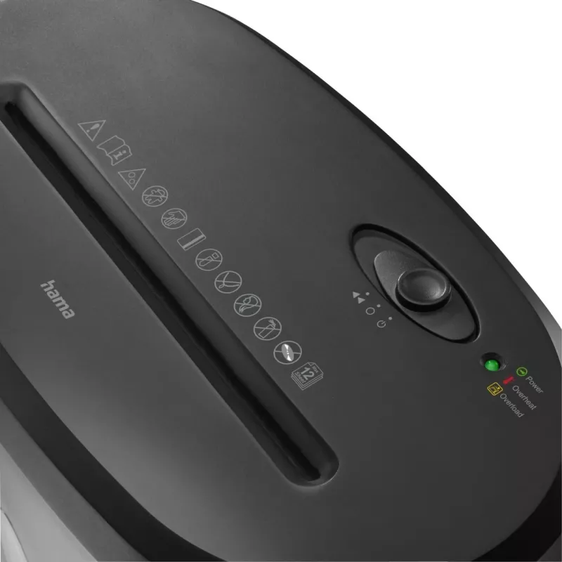 Hama Safe X120 destruidora de documentos corte cruzado 68 dB 22 cm preto