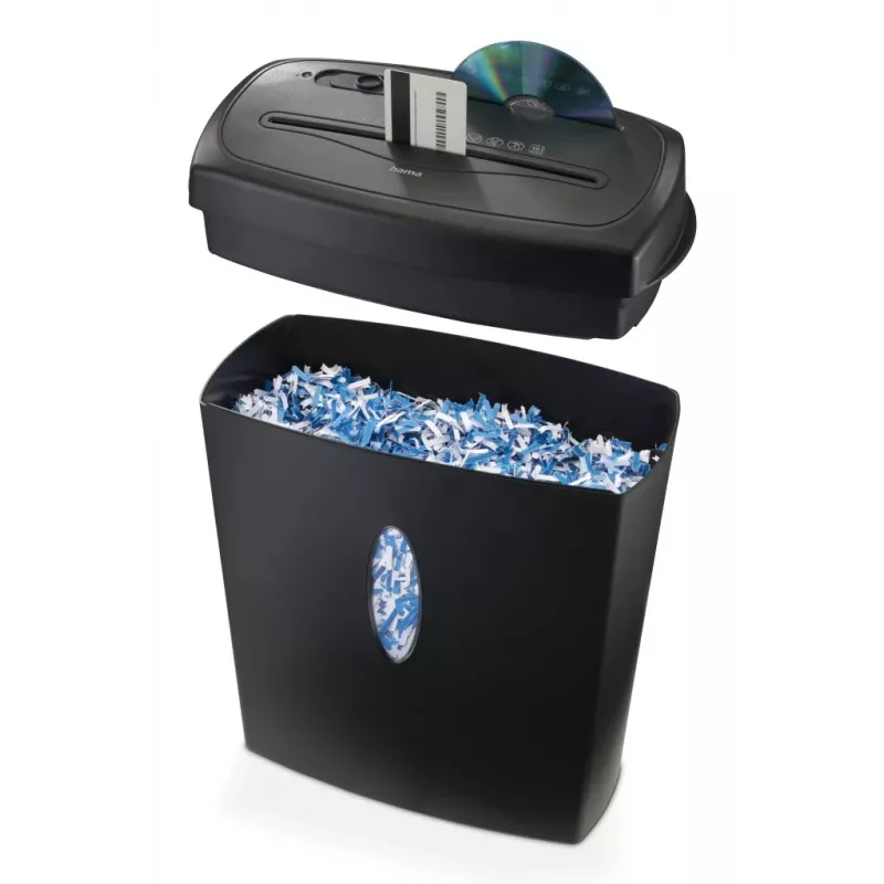 Hama Safe X100CD destruidora de documentos corte cruzado 72 dB 22 cm preto