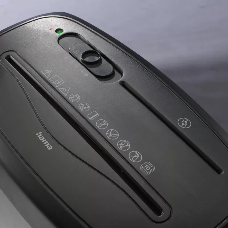 Hama Safe X100CD destruidora de documentos corte cruzado 72 dB 22 cm preto