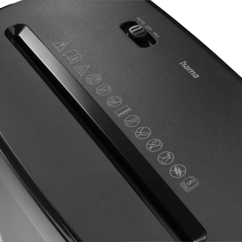 Hama Safe X50 destruidora de documentos corte cruzado 65 dB 22 cm preto