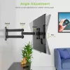 Techly suporte de parede para LCD LED 33-76,2 cm (13-30 polegadas) inclinável 2 articulações preto ICA-LCD 923B