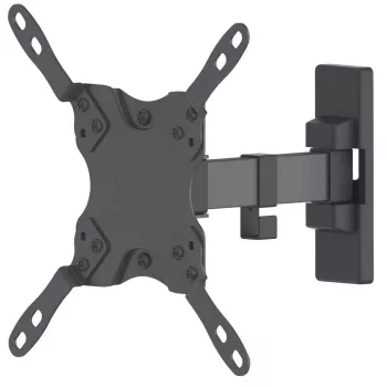 Manhattan suporte de parede para TV e monitores (inclinável e orientável, 2 articulações), para ecrãs de 33 cm (13 polegadas) a 106,7 cm (42 polegadas), compatibilidade VESA: todas entre 75x75 mm e 200x200 mm – verifique as dimensões dos quatro orifícios de fixação na parte traseira do ecrã para garantir a compatibilidade, máx. 20 kg, suporte