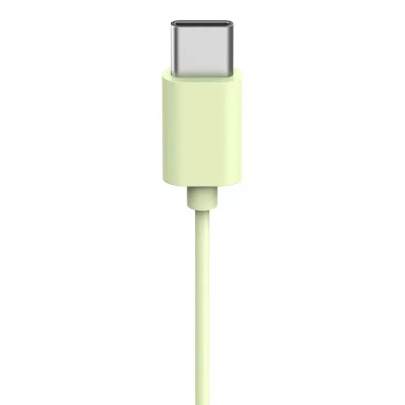 Headset Hama Fun C com fios USB Type-C verde 20-20000 Hz 1,2m