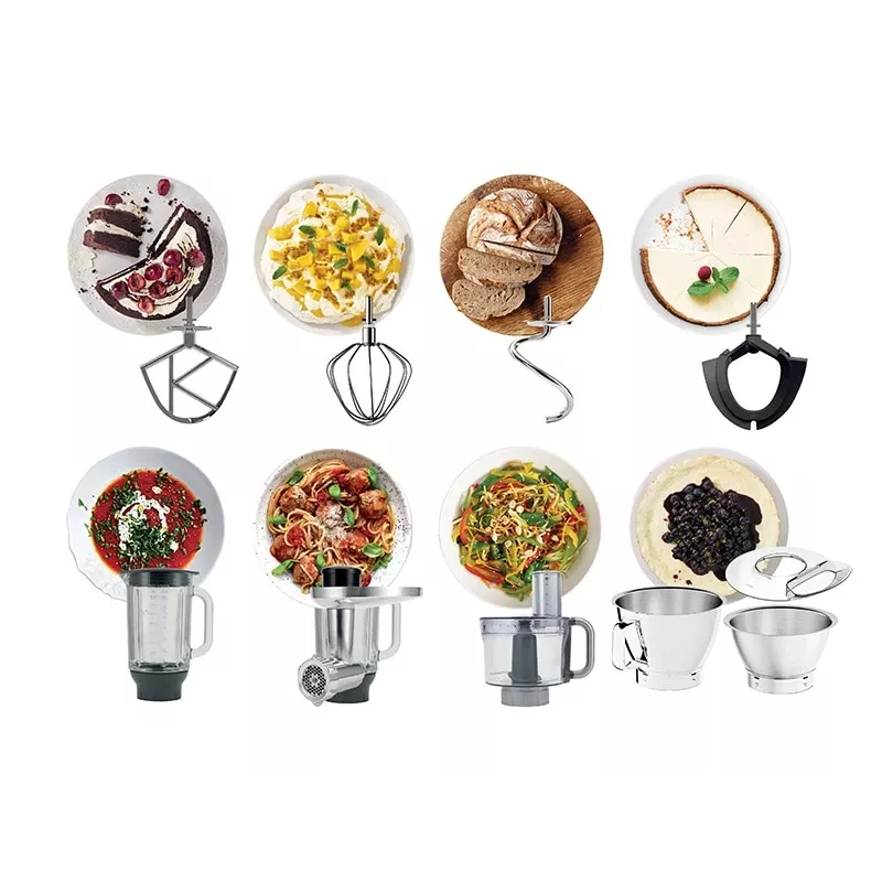 Kenwood KVC85.594SI robot de cozinha batedeira 1200 W prateado