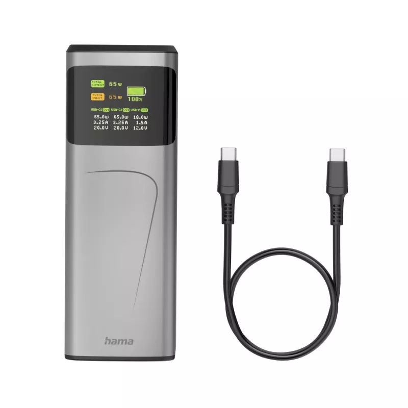 Hama High Power Lithium-Ion (Li-Ion) 20000 mAh cinzento