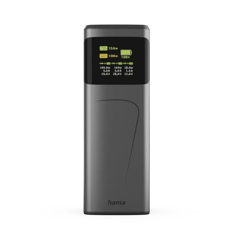 Hama High Power Lithium-Ion (Li-Ion) 24000 mAh cinzento