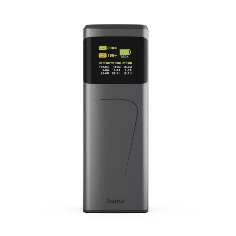 Hama High Power Lithium-Ion (Li-Ion) 24000 mAh cinzento