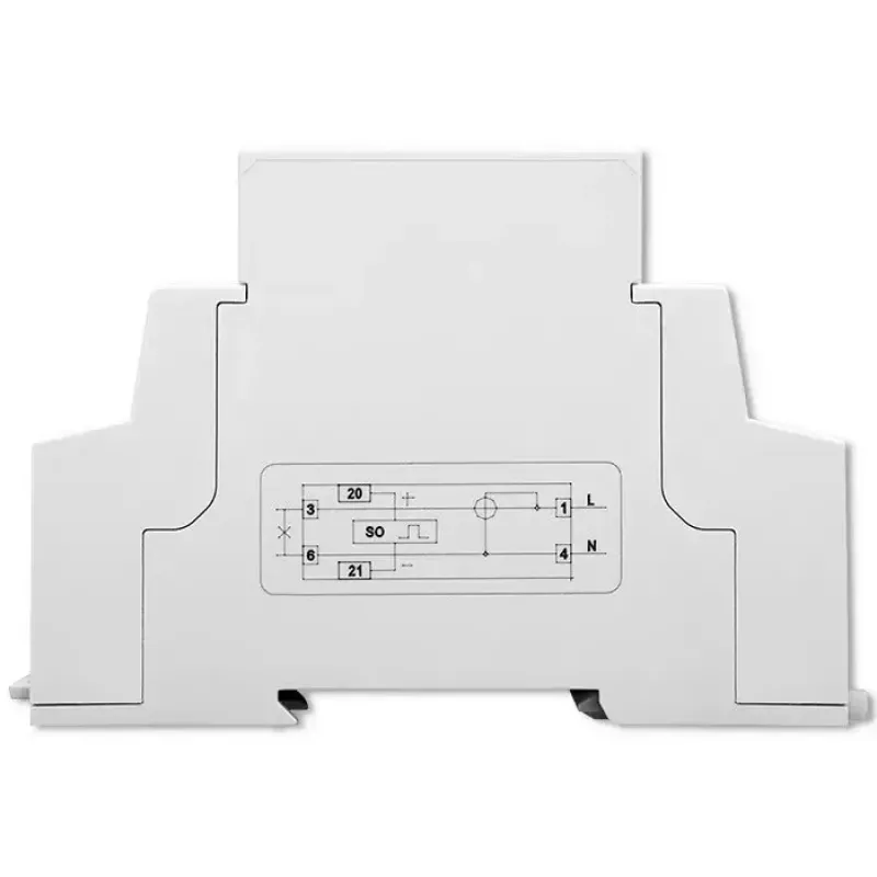 Contador de eletricidade monofásico QOLTEC 50887 1 fase 230V LCD fino