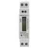 Contador de eletricidade monofásico QOLTEC 50887 1 fase 230V LCD fino