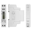 Contador de eletricidade monofásico QOLTEC 50887 1 fase 230V LCD fino