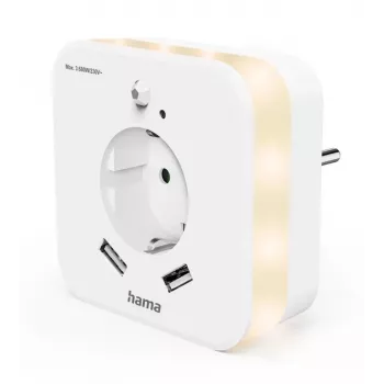 Luz noturna de encaixe Hama 00223507 branco quente LED 3000K