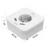 Luz noturna de encaixe Hama 00223507 branco quente LED 3000K