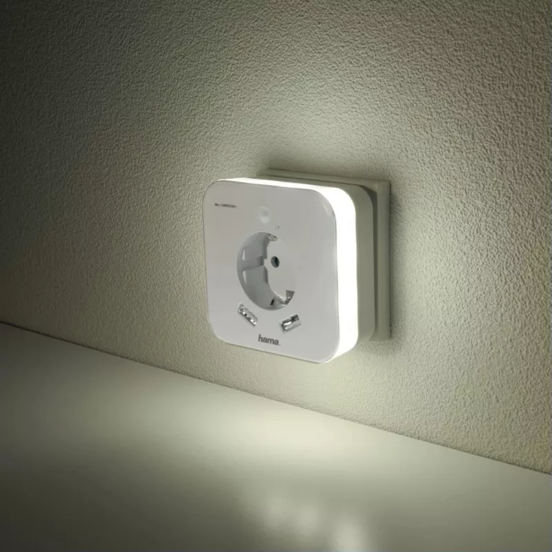 Luz noturna de encaixe Hama 00223507 branco quente LED 3000K