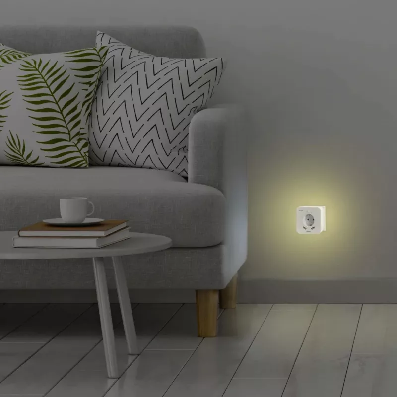 Luz noturna de encaixe Hama 00223507 branco quente LED 3000K