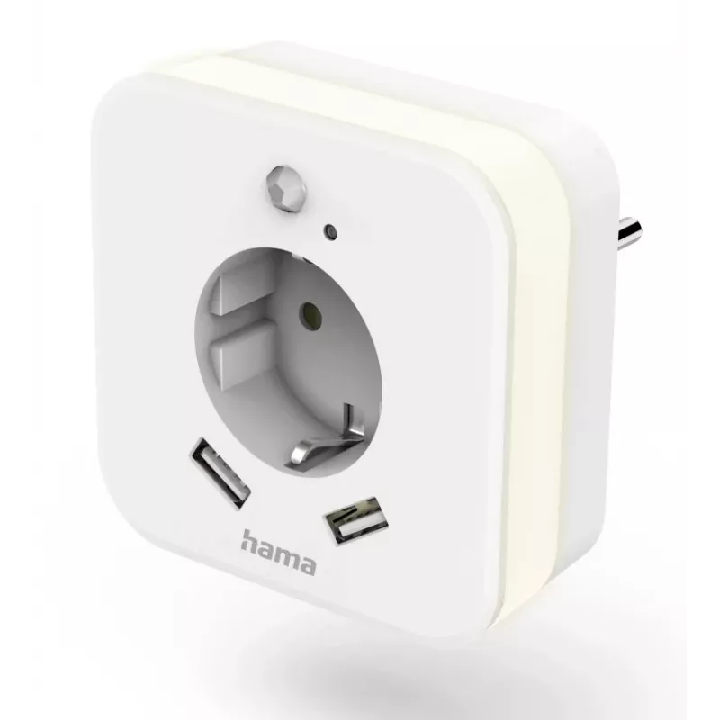 Luz noturna de encaixe Hama 00223507 branco quente LED 3000K