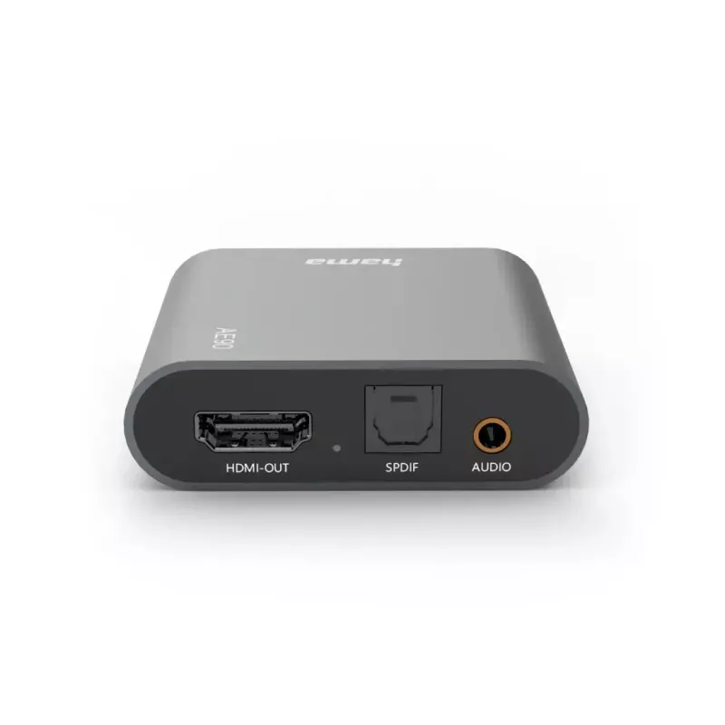 Divisor de áudio Hama 00205100 Prateado HDMI 3,5 mm