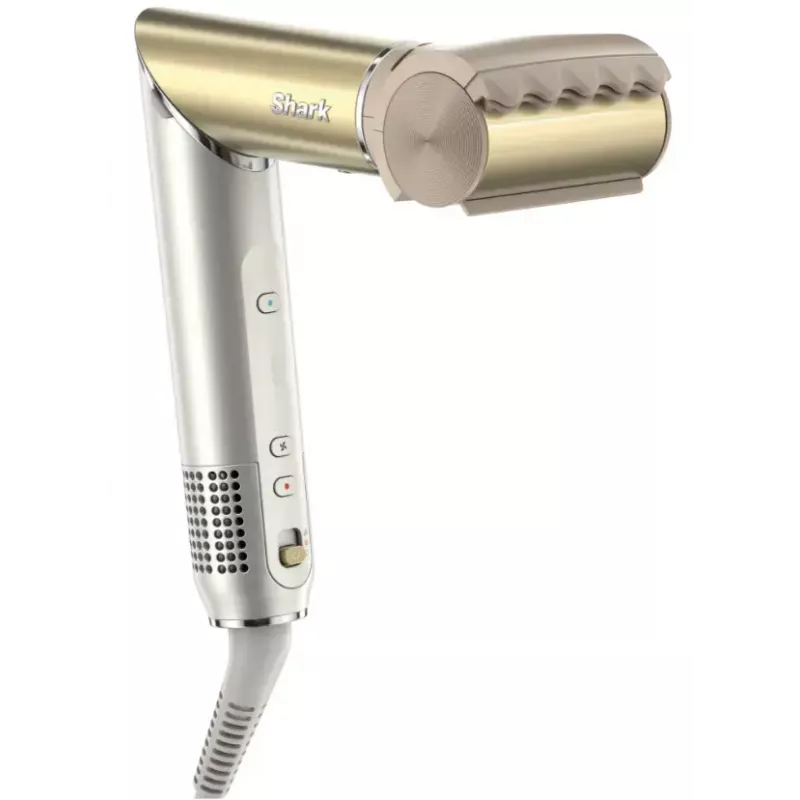 Shark HD6051SEU Airflow Multistyler Ferramenta de styling de cabelo, dourado, 1500 W, 2,44 m