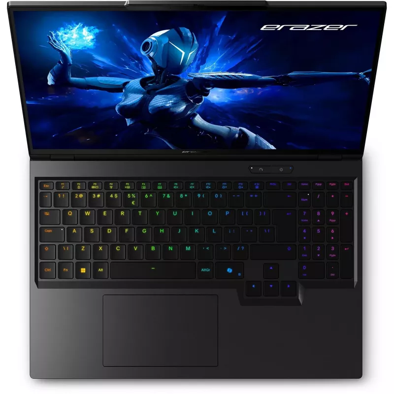 ERAZER Beast 16 X1 Ultimate Intel Core Ultra 9 275HX Portátil 40,6 cm (16 inch) Quad HD+ 32 GB DDR5-SDRAM 2 TB SSD NVIDIA GeForce RTX 5090 Wi-Fi 6E (802.11ax) Windows 11 Home US inglês preto