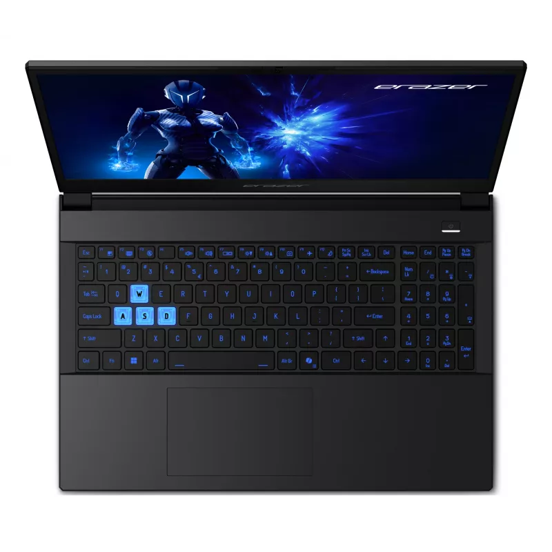 ERAZER Deputy 15 P1 MD62761 portátil, Intel Core 7, 39,6 cm (15,6 polegadas) Full HD 1920 x 1080, 16 GB DDR5-SDRAM, 1 TB SSD, NVIDIA GeForce RTX 5060, Windows 11 Home, preto