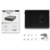 ICY BOX Moldura de troca de disco MB991IK-B, 6,40cm (2.5), SAS - SATA, alta qualidade, moldura de troca em alumínio preto para discos de 6,40cm (2.5) com S