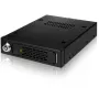 ICY BOX Moldura de troca de disco MB991IK-B, 6,40cm (2.5), SAS - SATA, alta qualidade, moldura de troca em alumínio preto para discos de 6,40cm (2.5) com S