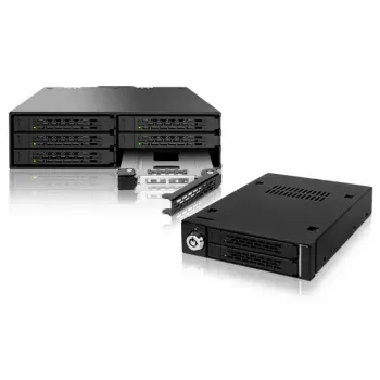 Tampa de baía de disco Icy Dock MB992TRAY-B preto prateado