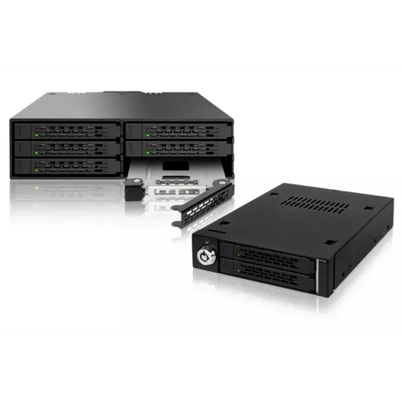 Tampa de baía de disco Icy Dock MB992TRAY-B preto prateado
