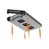 Tampa de baía de disco Icy Dock MB992TRAY-B preto prateado