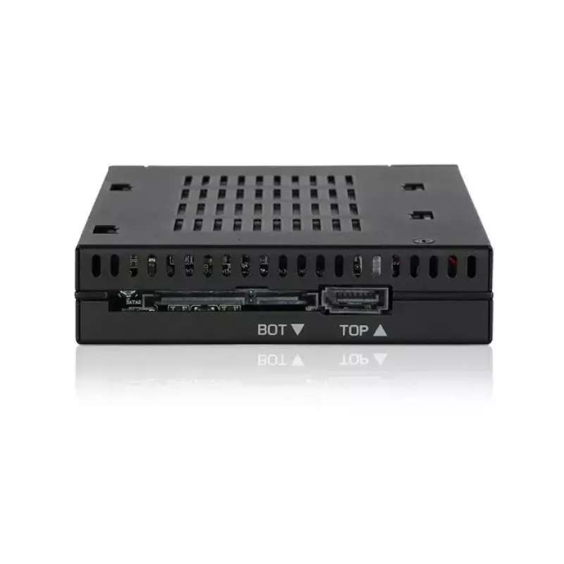 ICY DOCK flexiDOCK MB522SP-B - Caixa para unidades de armazenamento - 2.5 (6,4 cm) - Preto (MB522SP-B)