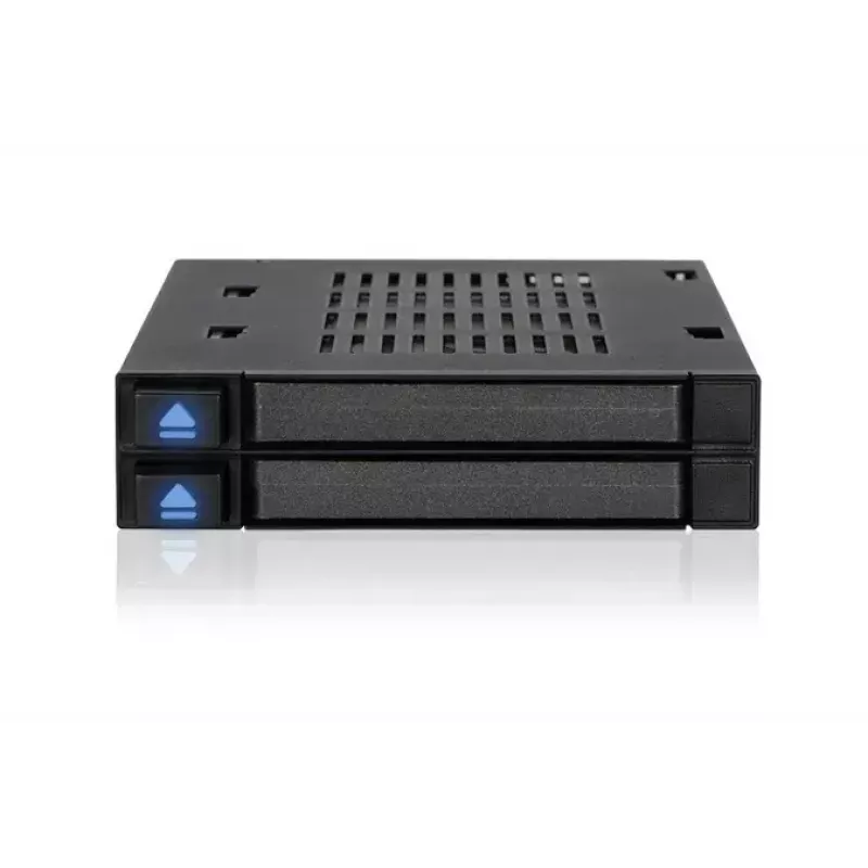 ICY DOCK flexiDOCK MB522SP-B - Caixa para unidades de armazenamento - 2.5 (6,4 cm) - Preto (MB522SP-B)