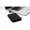 iStorage diskAshur2 IS-DA2-256-500-B HDD portátil encriptado, 500 GB, 2,5 polegadas, USB 3.1 Gen 1, 5400 RPM, AES-XTS de 256 bits, FIPS 197, teclado, IP56, preto