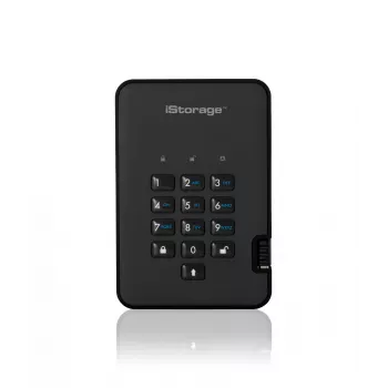 Disco rígido iStorage 2 TB USB 3.2 diskAshur2 Preto IS-DA2-256-2000-B