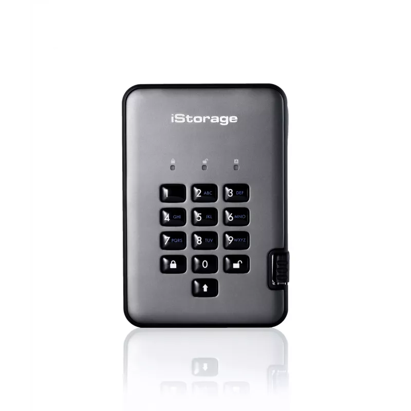 Unidade de estado sólido iStorage 1TB 2.5 USB 3.2 IS-DAP2-256-SSD-1000-C-G