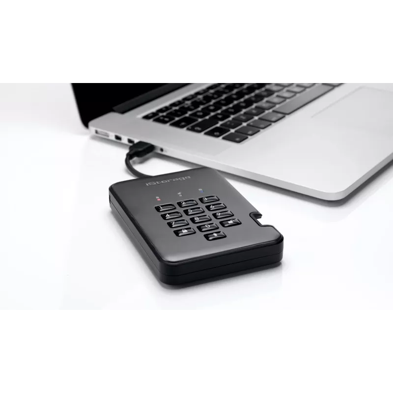 Disco rígido iStorage 5 TB USB 3.2 IS-DAP2-256-5000-C-G