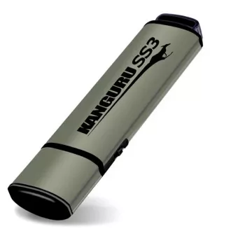 Kanguru SS3™ SuperSpeed USB3.0 512 GB | Pen USB segura | Interruptor físico de proteção contra escrita | Compatível com Windows 