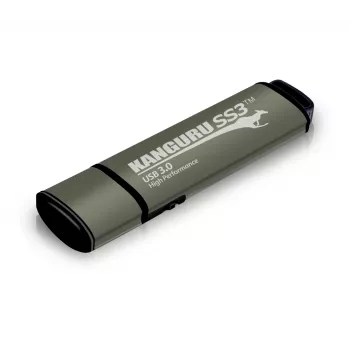 Kanguru SS3™ SuperSpeed USB3.0 512 GB | Pen USB segura | Interruptor físico de proteção contra escrita | Compatível com Windows 