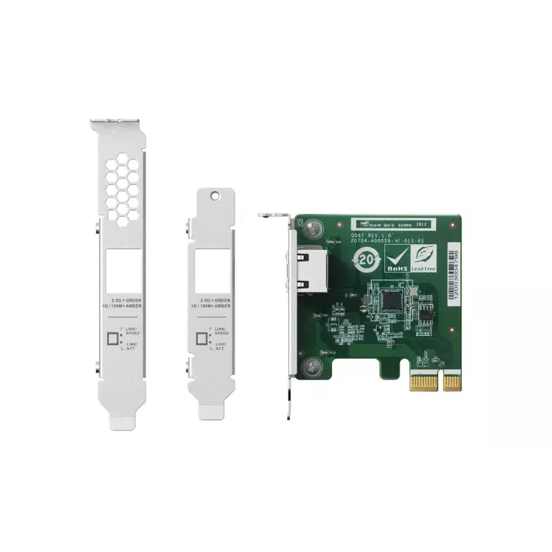 QNAP QXG-2G1T-I225 Placa de rede Interna Ethernet 2500 Mbit/s