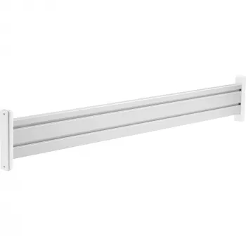 Painel Slatwall InLine Alumínio, para montagem em mesa, 1 m