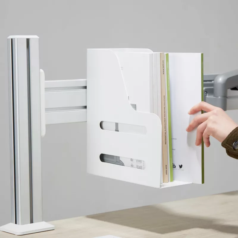 Suporte para documentos Slatwall InLine 23182C branco Aço 261x122x291mm