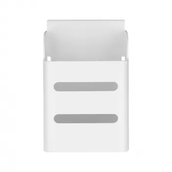 Caixa de canetas Slatwall InLine, branco, Aço, 1 kg, 68x70x100 mm