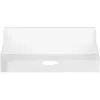 InLine 23182A prateleira Slatwall pequena, em aço, 180 x 120 x 55 mm, carga de 3 kg, branca