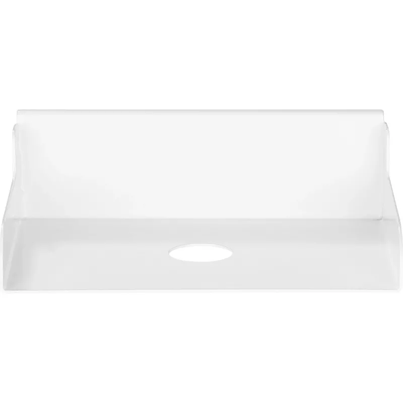 InLine 23182A prateleira Slatwall pequena, em aço, 180 x 120 x 55 mm, carga de 3 kg, branca