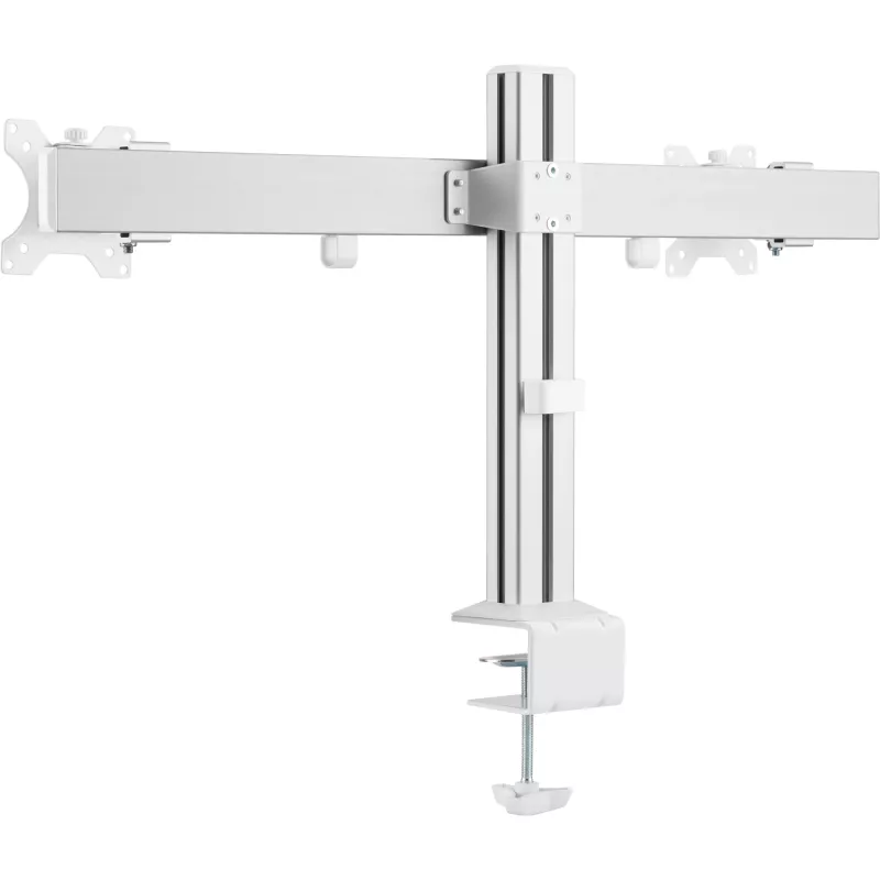 Suporte de mesa InLine em alumínio para 2 monitores até 32 polegadas, 8 kg