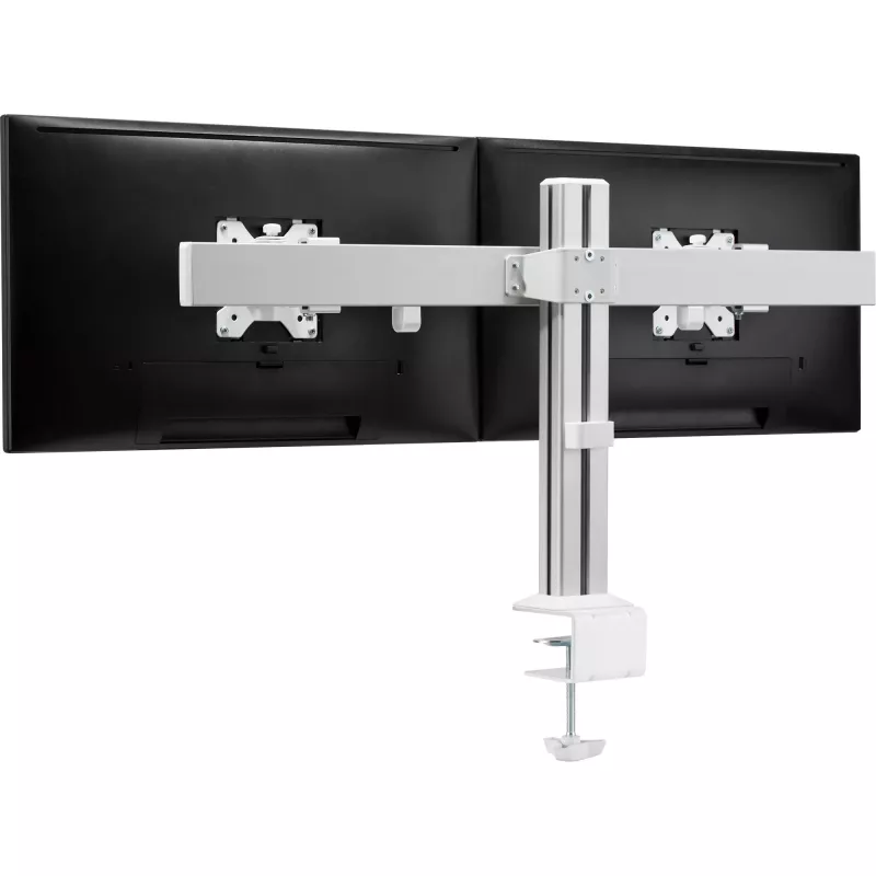 Suporte de mesa InLine em alumínio para 2 monitores até 32 polegadas, 8 kg